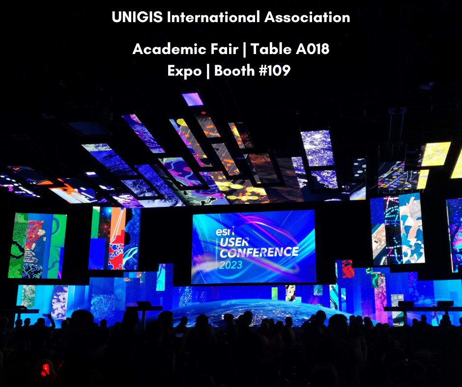 Come and meet us in the Academic Fair and Expo Hall at the Esri User Conference 2023 in San Diego (USA). Together, let's create the world you want to see! #esriuc2023 #uc2023 #unigis