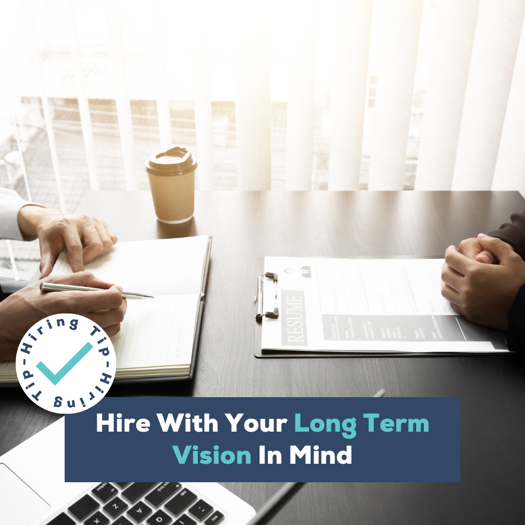 BjrcRecruiting's tweet photo. When hiring for an open position in your organization, it's important to assess if the candidate will be able to evolve as the company grows. When you think long-term, it helps to lower your turnover rate, improve your culture, and successfully grow your organization. #hiringtip https://t.co/ZTyDtZsqHc