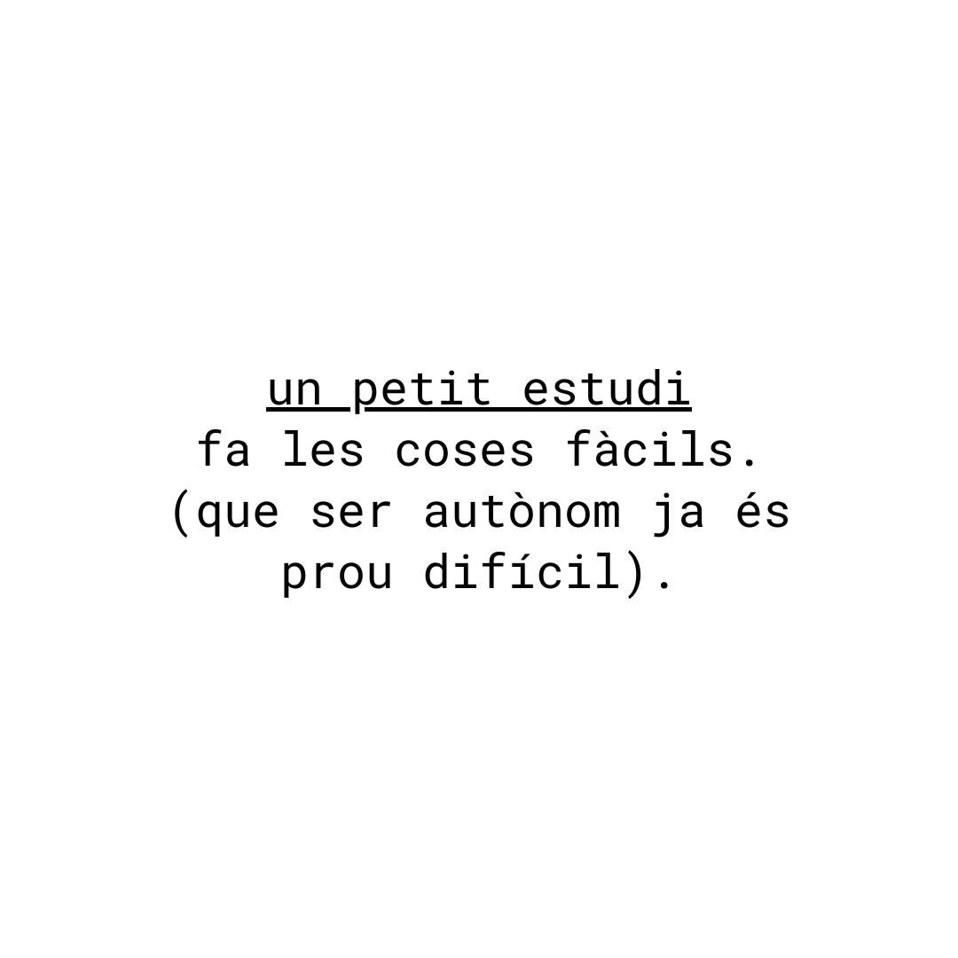 unpetitestudi's tweet photo. Des d'un petit estudi vull fer les coses fàcils. Oferir eines i serveis que siguin realment útils i que facilitin el dia a dia dels negocis petits.
#unpetitestudi #negocisfeliços #serpetitmola https://t.co/b5cF561d37