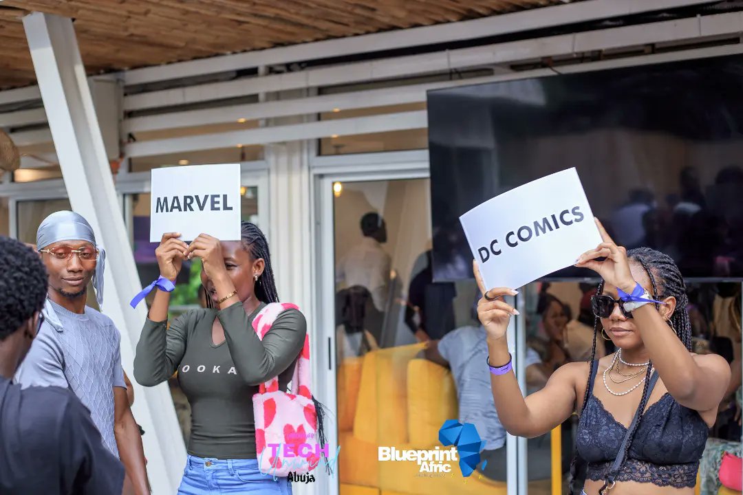 blueprintafric's tweet photo. The Abuja techies were asked to choose either...
DC Comics or Marvel
Iron Clothes or Wash Plates
Swipe to see which ones took the cake at the Tech Unwind @techunwindng
event.
#techunwind #techieevents https://t.co/J3gO06Gn4w