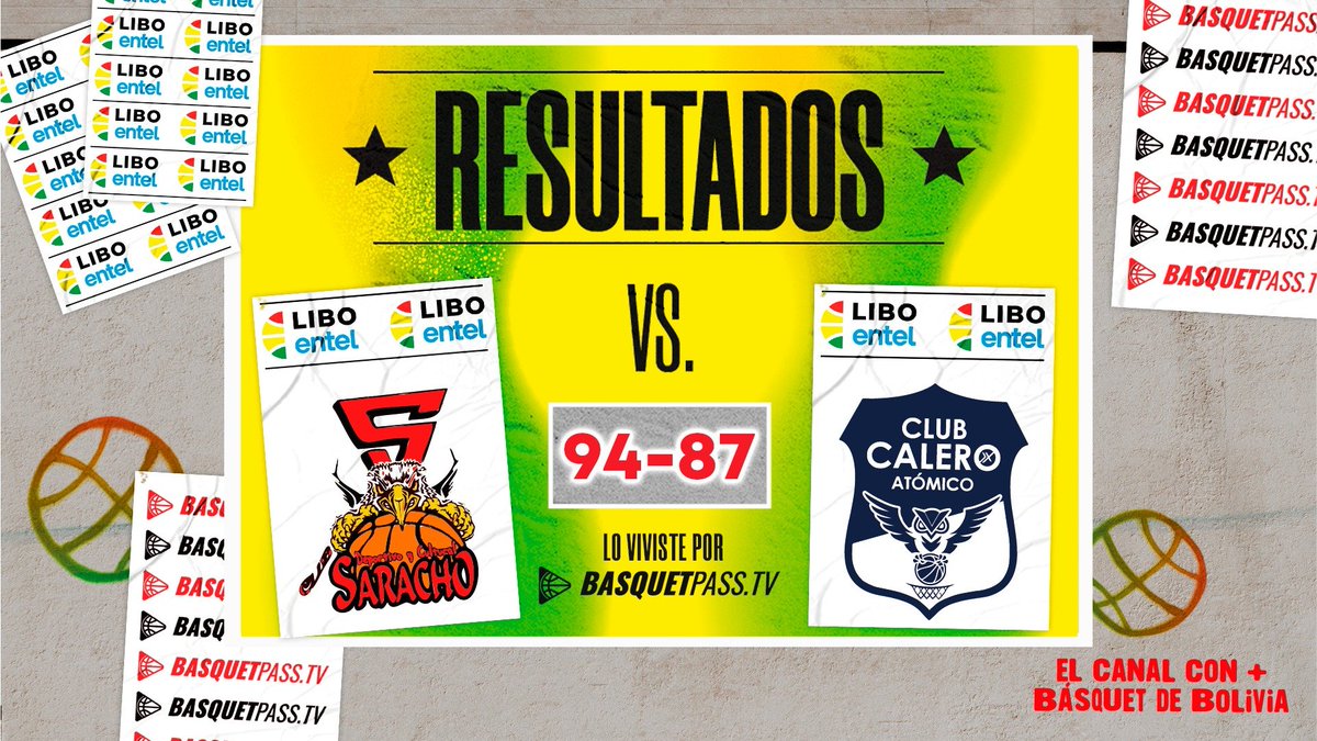 basquetpass_bo's tweet image. ✨En la lucha por la clasificación a playoffs el equipo orureño Saracho consigue una valiosa victoria frente a Club Atómico Calero.

Revive el partido:
🔗 basquetpass.tv/view/9453

Disfruta del mejor básquet de Bolivia, sólo por #BasquetPass #Libobasquet2023