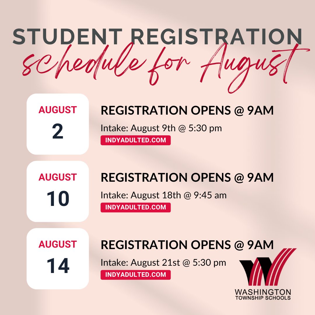 English class enrollment IS OPEN for the upcoming program year.  Visit our website, indyadulted.com to register!  #indyadulted #moveaheadwithadulted