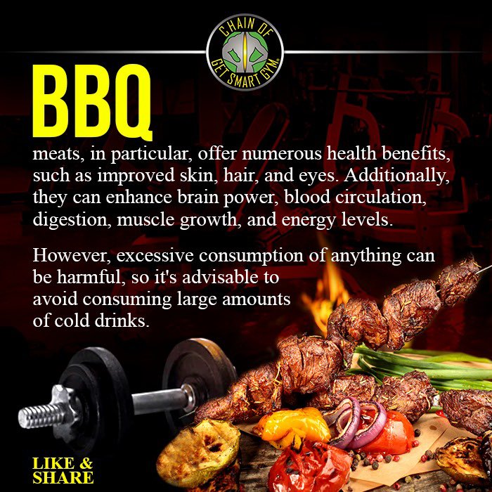 getsmartgym's tweet photo. #ChainofGetSmartGym #SohailAnwar #GetSmartGym #bbq #meat https://t.co/S6TE3E0HEm