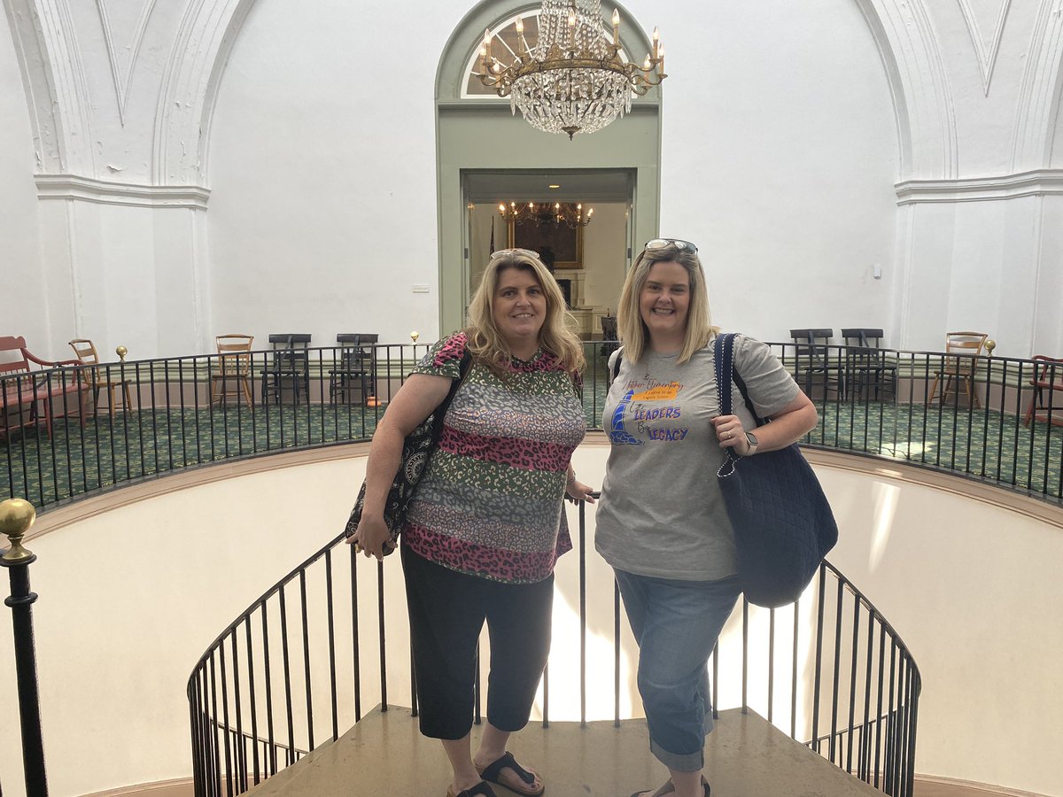 Touring the old capitol building in Frankfort with my “partner in crime” <a href="/NatcherLibrary/">Natcher Library</a>  
<a href="/bristowelem/">Bristow Elementary</a> <a href="/NatcherElem/">Natcher Elementary</a> #KASLSR23