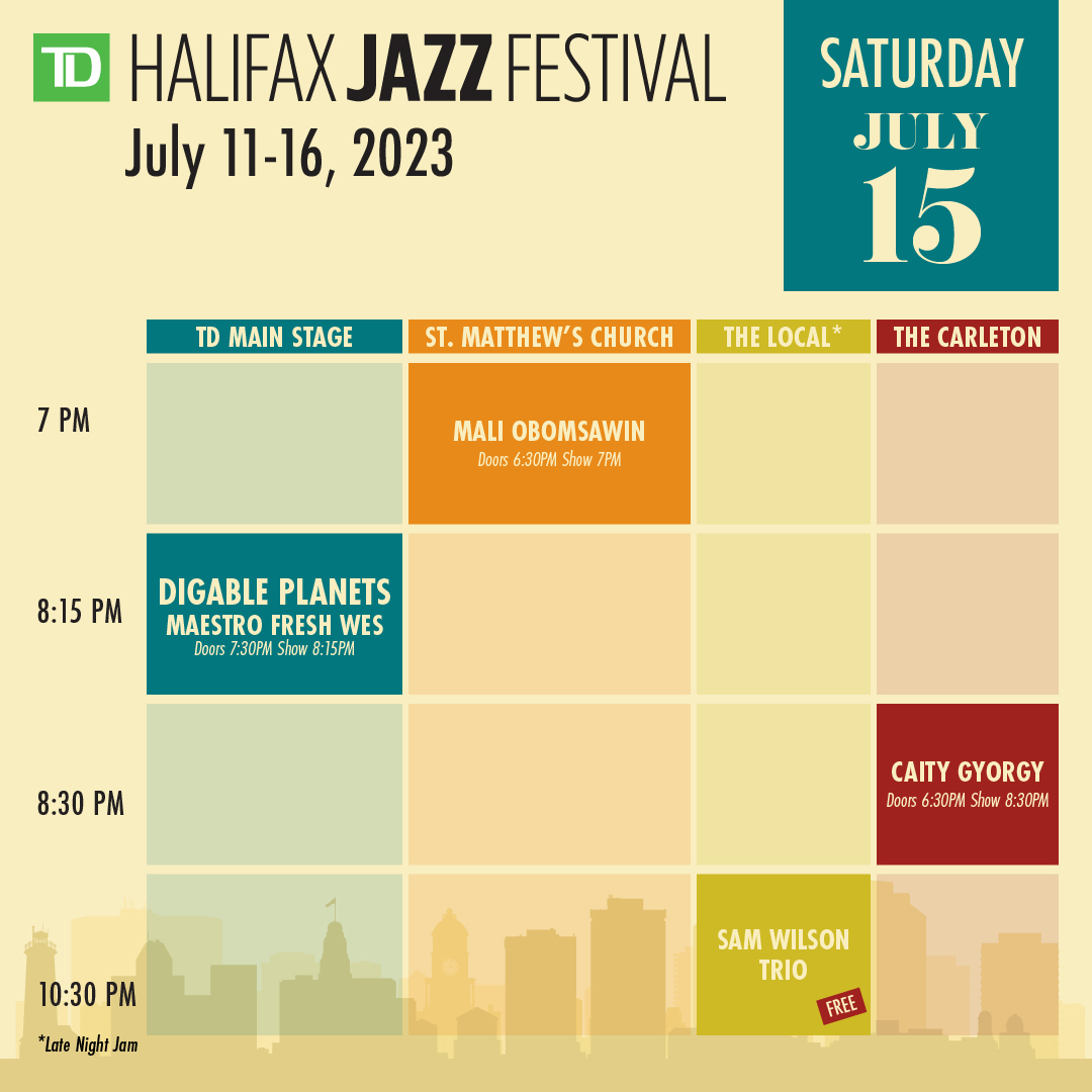 HFXJazzFest's tweet photo. It's a jammed packed Day 5 here at the @TD_Canada Halifax Jazz Festival! Get your tickets and info at https://t.co/eLTb5UBgCU #hjf2023 https://t.co/uaeu9vIhWn