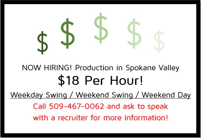 humanix's tweet photo. Now hiring for production / assembly workers in the Valley! Inquire within! 

#wearehiring #Humanix #staffing #recruiting #jobseekers #job #GetPaid #moneymoves https://t.co/97NgTeSPiz