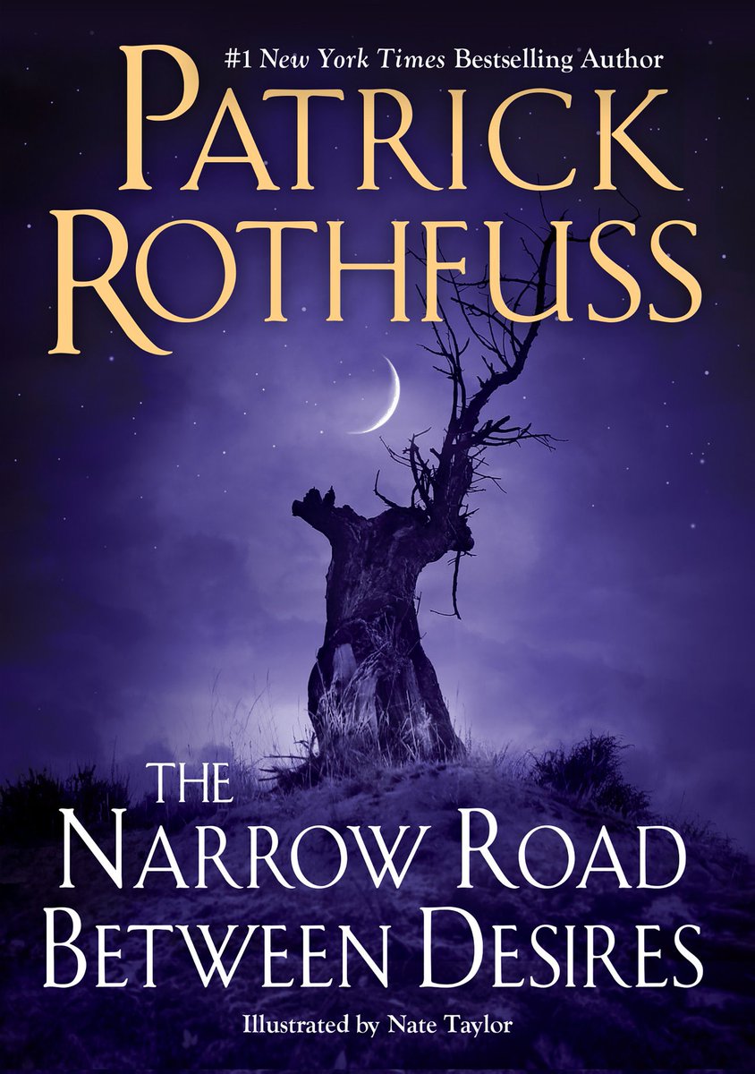 KingkillerFans's tweet image. Behold the cover for The Narrow Road Between Desires!