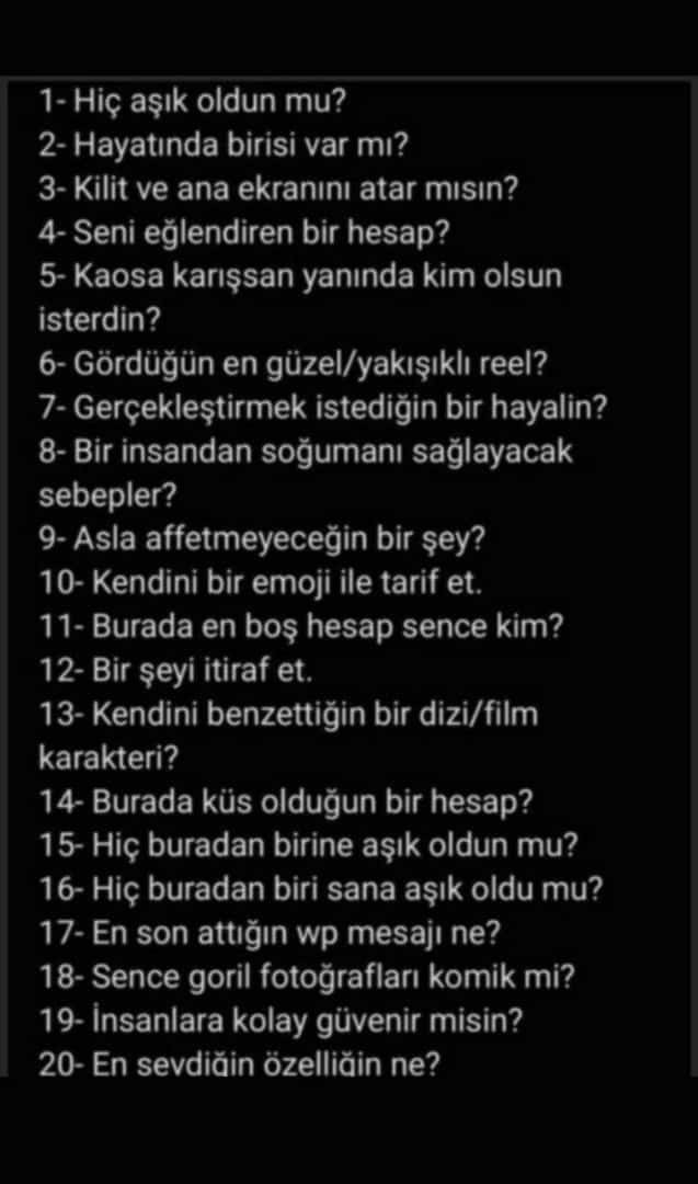 Soruşun gelsin