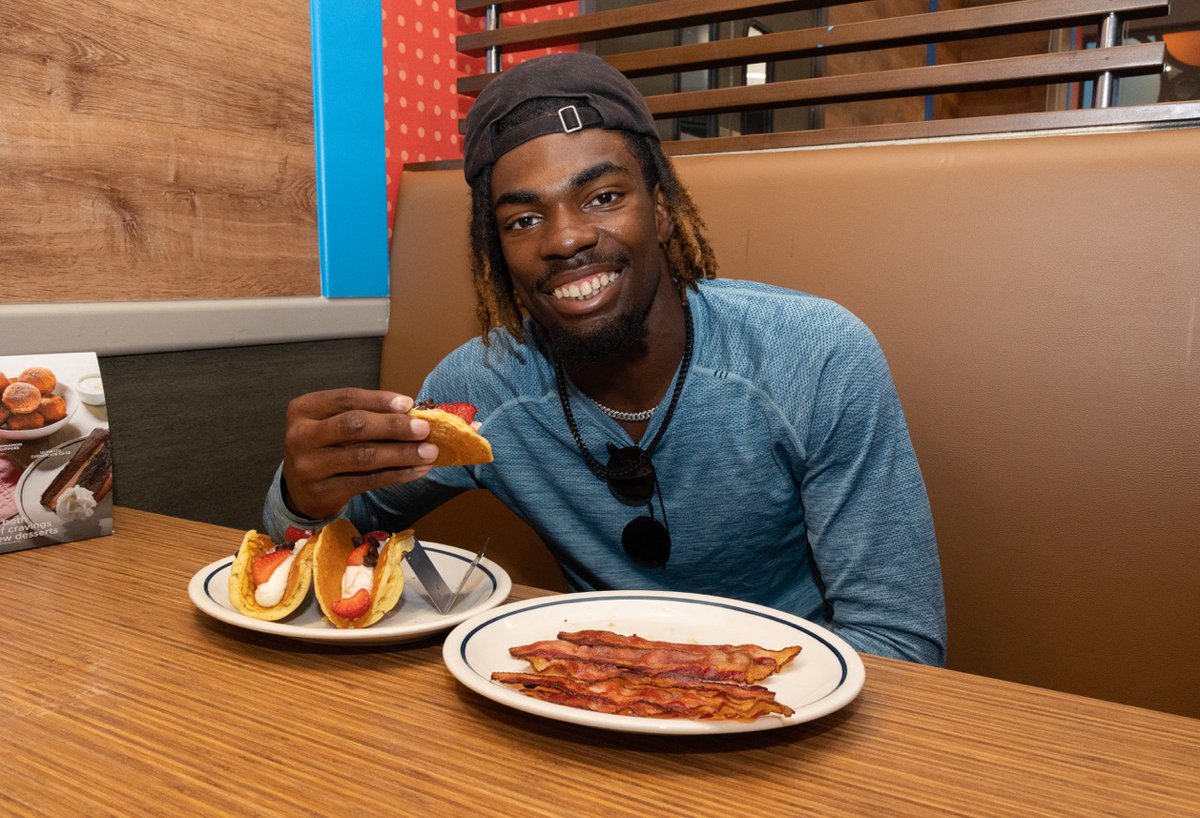 IHOP (@ihop) on Twitter photo To congratulate star second baseman, <a href="/_trerichardson_/">Tre Richardson</a>, on a record-setting season, IHOP is celebrating #TreDay this Wed. July 12th. For one day only, we’ll offer the “Tre Winning Trio” ft. our new Fresh Strawberry Cheesecake Pancake Tacos 🍓🥞🌮+ SIX pieces of bacon! See below 👇 To congratulate star second baseman, <a href="/_trerichardson_/">Tre Richardson</a>, on a record-setting season, IHOP is celebrating #TreDay this Wed. July 12th. For one day only, we’ll offer the “Tre Winning Trio” ft. our new Fresh Strawberry Cheesecake Pancake Tacos 🍓🥞🌮+ SIX pieces of bacon! See below 👇
