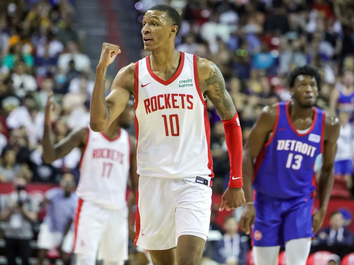 barstoolsports's tweet photo. While Everyone May Be Drunk With Wembymania, The Best Player In Vegas So Far Has Clearly Been Jabari Smith Jr https://t.co/qG6augNLwX https://t.co/EUeLzdouXT