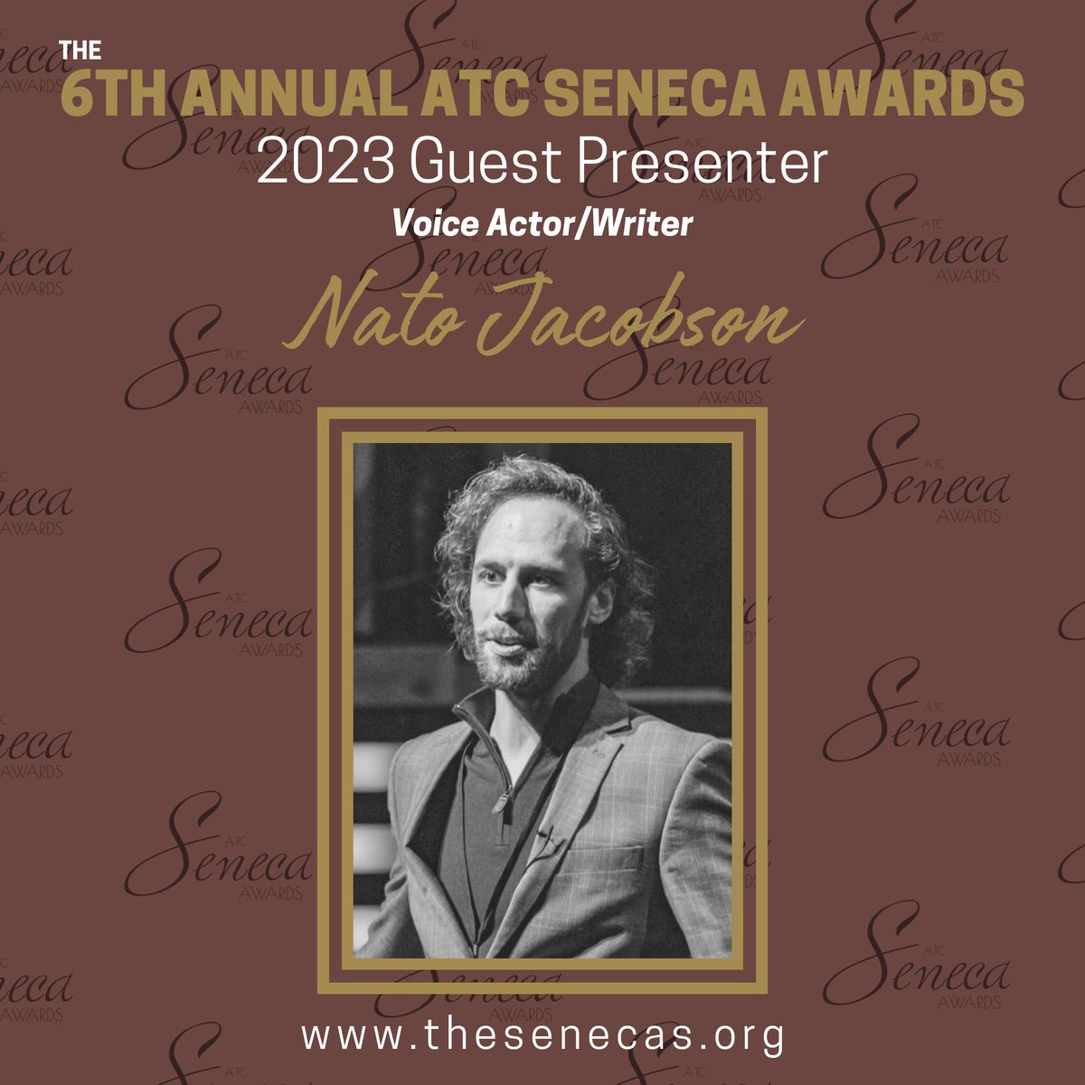 We're happy to share that Nato Jacobson will be speaking at the #ATCSenecaAwards! In 5 years, Nato went from his first ever gig in #audiodrama to being signed on to write for Adventures in Odyssey. He’s been cast in over 175 roles in shows like Lamplighter, Jonathan Park &amp; more!