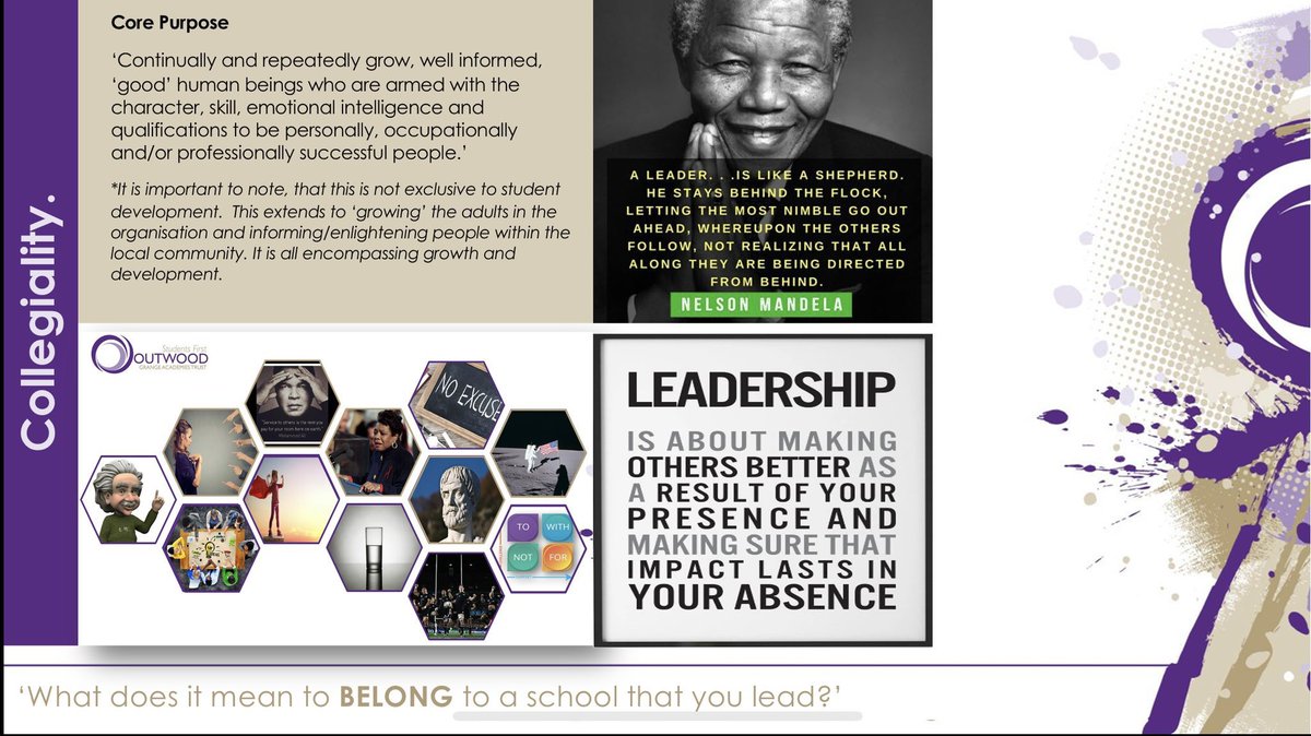 ticktock80's tweet image. Thoroughly enjoyed sharing this with middle leaders @OACarlton today with follow up 1-1 meetings. What a great bunch. 😊💜😊 #Leadership #CorePurpose