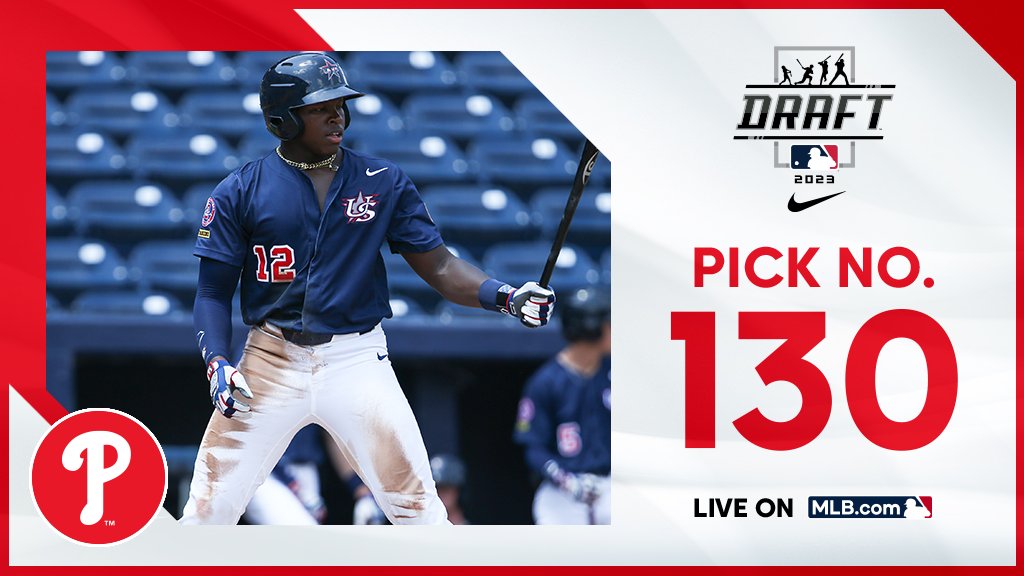 MLB Draft on X: "With the 130th pick, the @Phillies select IMG Academy (FL)  outfielder TayShaun Walton, No. 168 on the Top 250 Draft Prospects list.  Watch live: https://t.co/lv70Tuy5Ia https://t.co/E3xmrBdi0O" / X