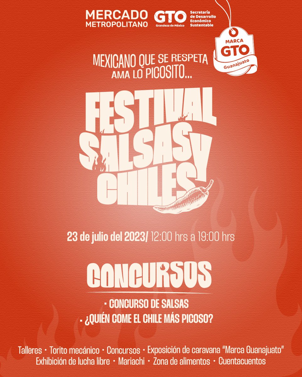economiagente's tweet photo. 🌶️¿Te crees muy salsa?
🥵 Ven y prueba los productos más picosos y deliciosos de @MarcaGto 🔥
#ConsumeLocalGTO https://t.co/DTrrpvDWLA