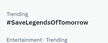 RotemChan's tweet image. Trending 💜
Like always, but you know.
@JamesGunn save Legends of Tomorrow please. They deserve to be treated with respect no less than any other DC production.
#SaveLegendsOfTomorrow 
#LegendsOfTomorrow