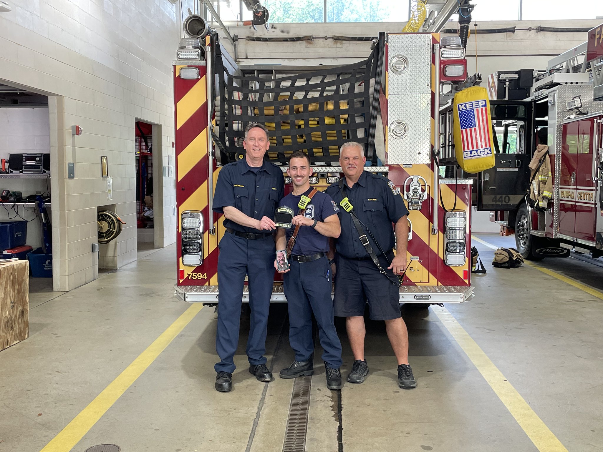 Fairfax County Fire/Rescue on Twitter "Another probie trading in his