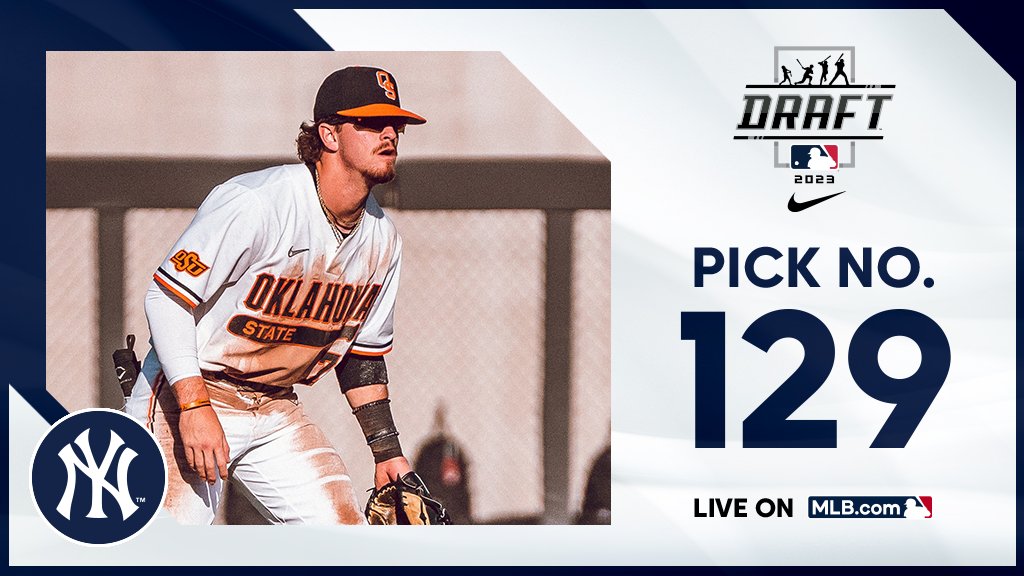 MLB Draft on X: 'With the 129th pick, the @Yankees select @OSUBaseball  second baseman Roc Riggio, No. 130 on the Top 250 Draft Prospects list.  Watch live:   / X