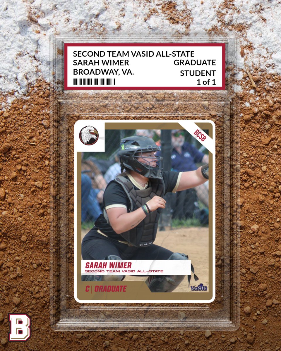 BCAthletics's tweet photo. Add it to the list 📝

Sarah Wimer adds a Second Team VaSID All-State honor to her résumé for @Bh2osoftball 
#BleedCrimson #GoForGold

🔗 https://t.co/VdHjnqpSGS https://t.co/WjNLnZeDmO