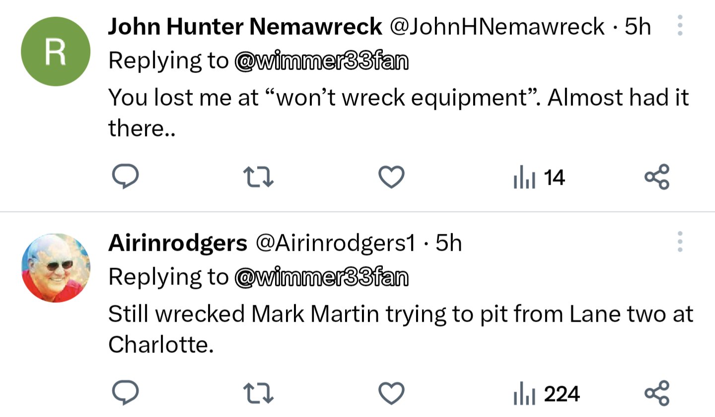 Isaac Jakel on Twitter: “When your opinion of a driver was set in stone