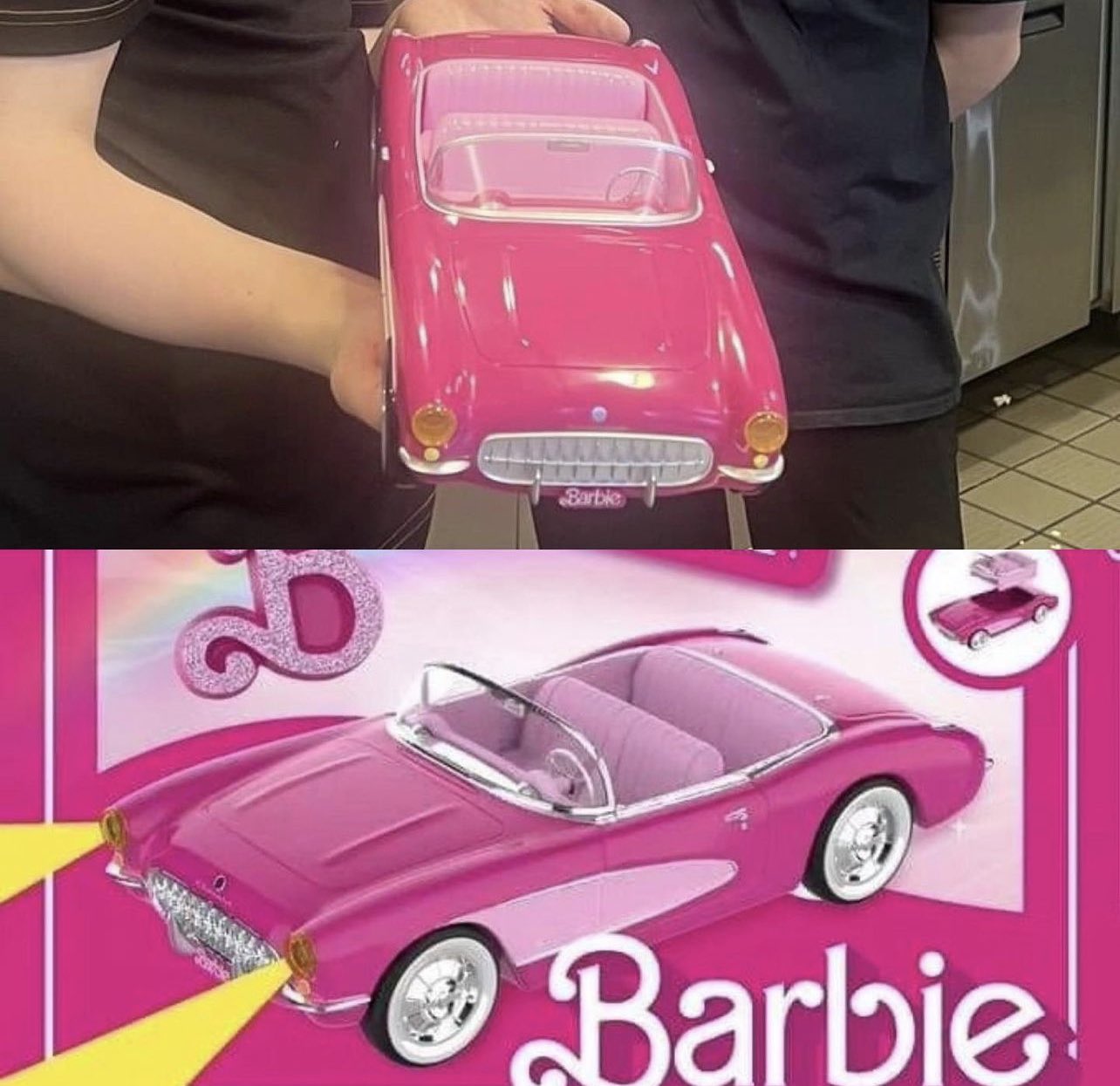 How To Get Barbie's Pink Corvette Popcorn Bucket At AMC