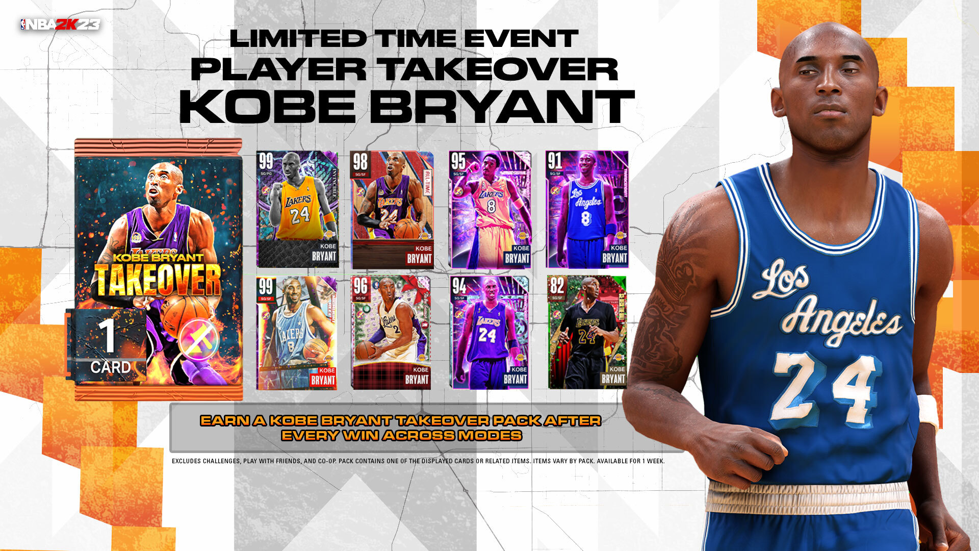 NBA 2K MyTEAM on Twitter: "Limited Time Event: Kobe Bryant Takeover ️