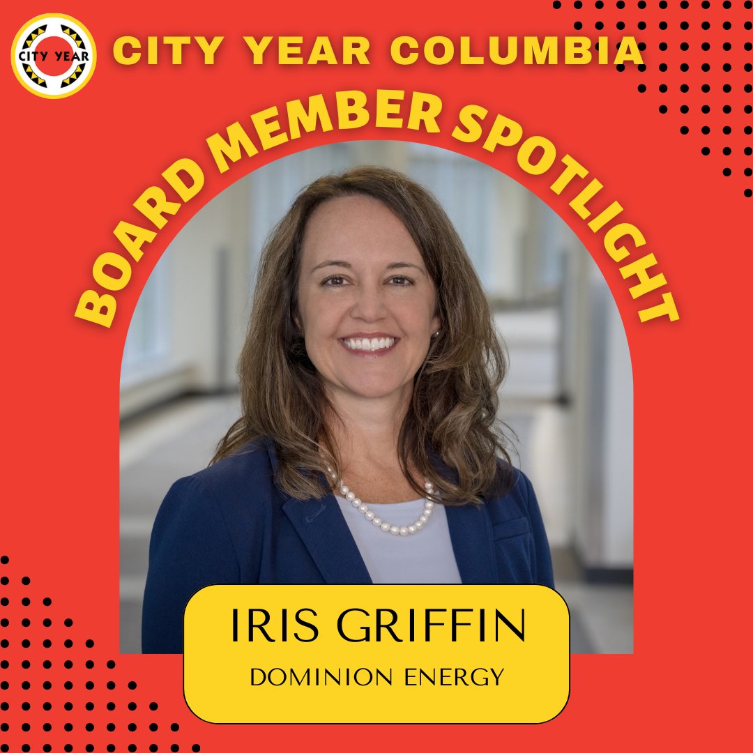 City Year Columbia is so grateful to Iris Griffin for her outstanding leadership as board chair the past 3 years! She has helped us through a pandemic, as well as a complete transition in staffing. We would not be where we are today, without her! Thank you, Iris! #thankyou