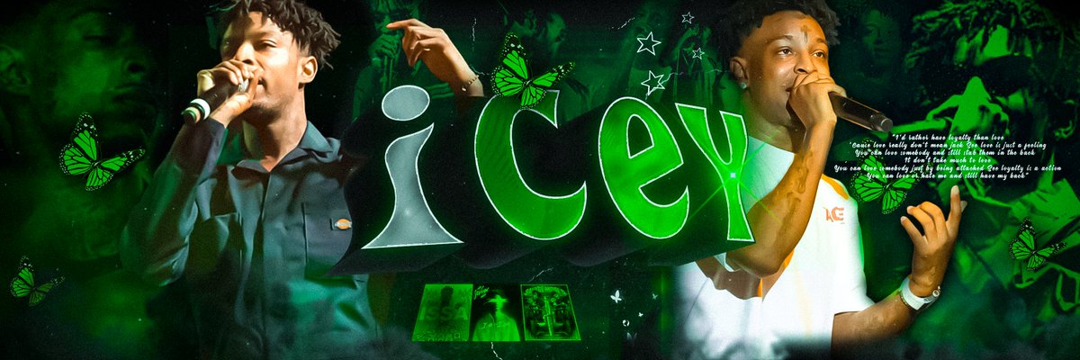 rapper header for @Icey120k 21 Savage dm to get yours