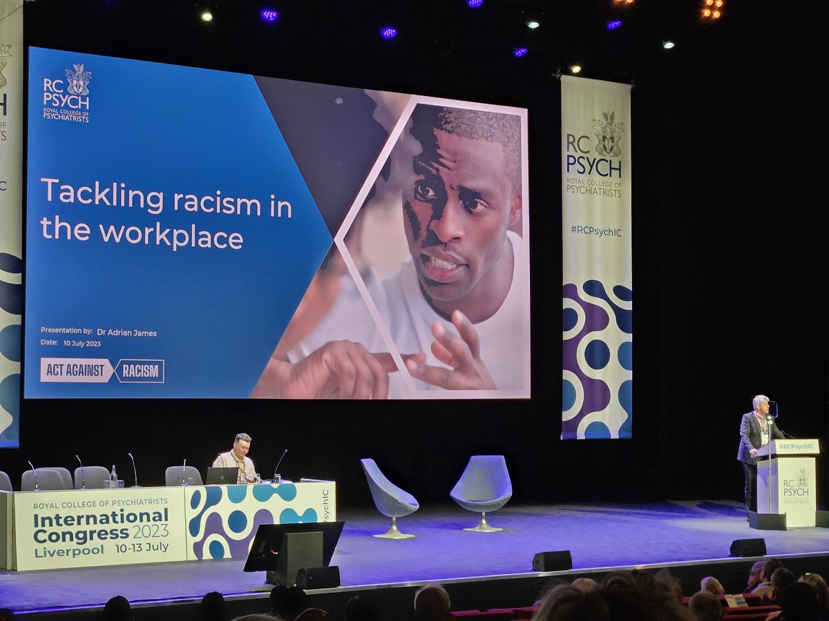 Fantastic day at #RCPsychIC marking the launch of #ActAgainstRacism - so many people committed to change. We have the tools now - let's make it happen!