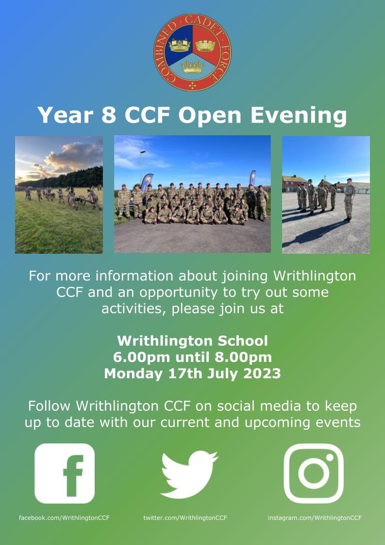 Writhlington CCF (@writhlingtonccf) on Twitter photo 