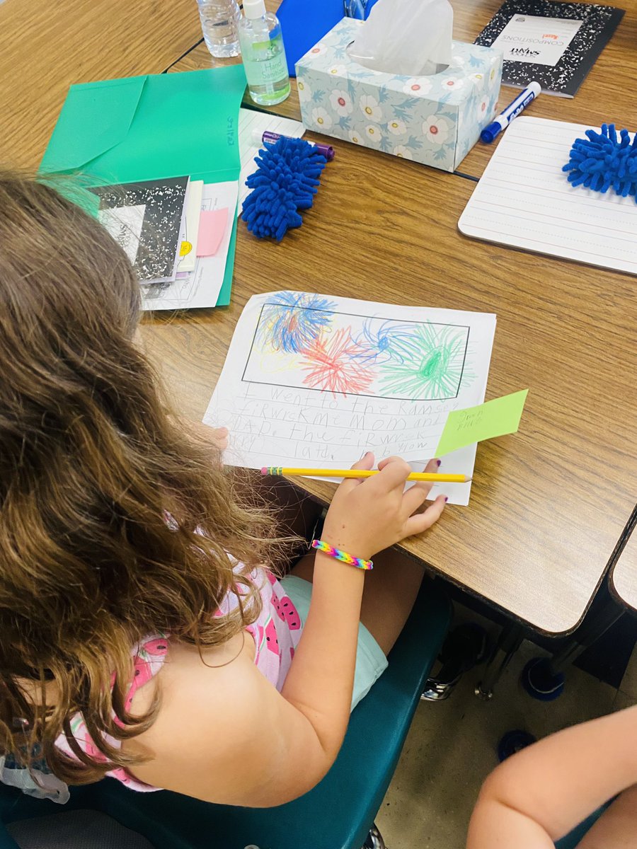 These rockstar readers &amp; writers have been learning how to work as a team and are taking the time to get to know each other/build relationships all while we build on our reading/writing skills &amp; stamina during our Summer Literacy Program! #WeAreReaders #WeAreWriters <a href="/MrsAujero5/">Mrs. Melissa Aujero</a>