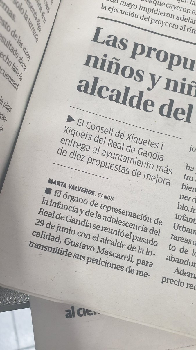 MartaValverde07's tweet photo. Hace justo una semana me convertí oficialmente en periodista del Levante EMV en la delegación de la Safor, la comarca que ha sido mi casa desde los 4 años https://t.co/fHxvv0X2dT