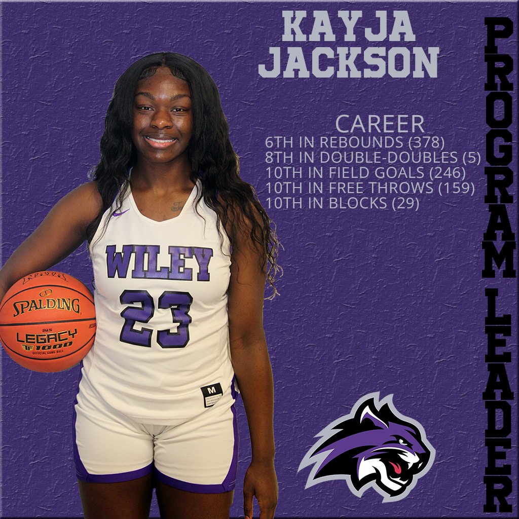 WileyAthletics's tweet photo. Kayja Jackson ends her career among the All-Time program leaders. #FeartheClaws https://t.co/ItlKicwaNJ