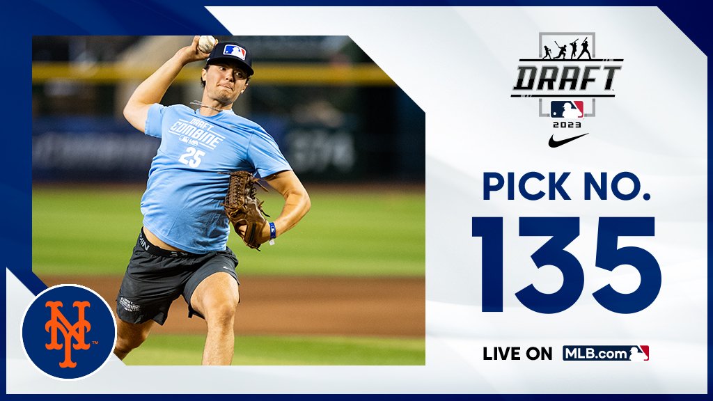 MLB Draft (@mlbdraft) on Twitter photo With the 135th pick, the <a href="/Mets/">New York Mets</a> select <a href="/MizzouBaseball/">Mizzou Baseball</a> right-handed pitcher Austin Troesser
Watch live: atmlb.com/3NMtu27 With the 135th pick, the <a href="/Mets/">New York Mets</a> select <a href="/MizzouBaseball/">Mizzou Baseball</a> right-handed pitcher Austin Troesser
Watch live: atmlb.com/3NMtu27