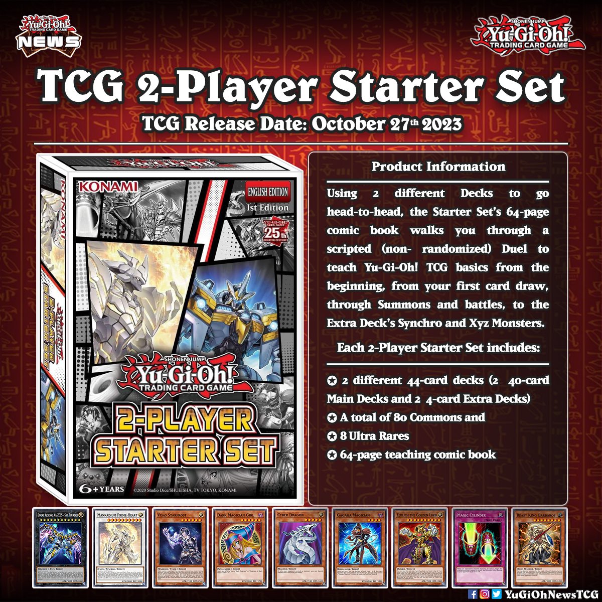 Yugioh - 2-Player Starter Set Display [::] Let's Play Games