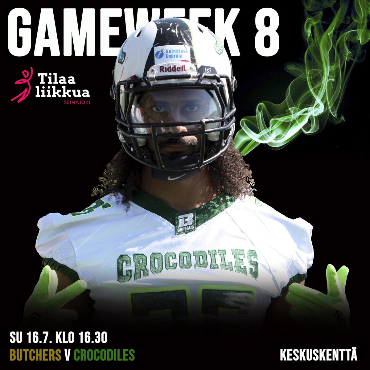 Crocodilesoffic's tweet photo. Gameweek 8 takes us to Porvoo. Top of the table clash between Butchers and Crocodiles on Sun 16.7. At 4.30 PM
#crocodilesfootball #seinäjokicrocodiles #vaahteraliiga #jenkkifutis #football #bleedgreen #vihreeiskee #sjkkaupunki #sjkliikunta #wirokit #halwest https://t.co/GCI1b6z8sG