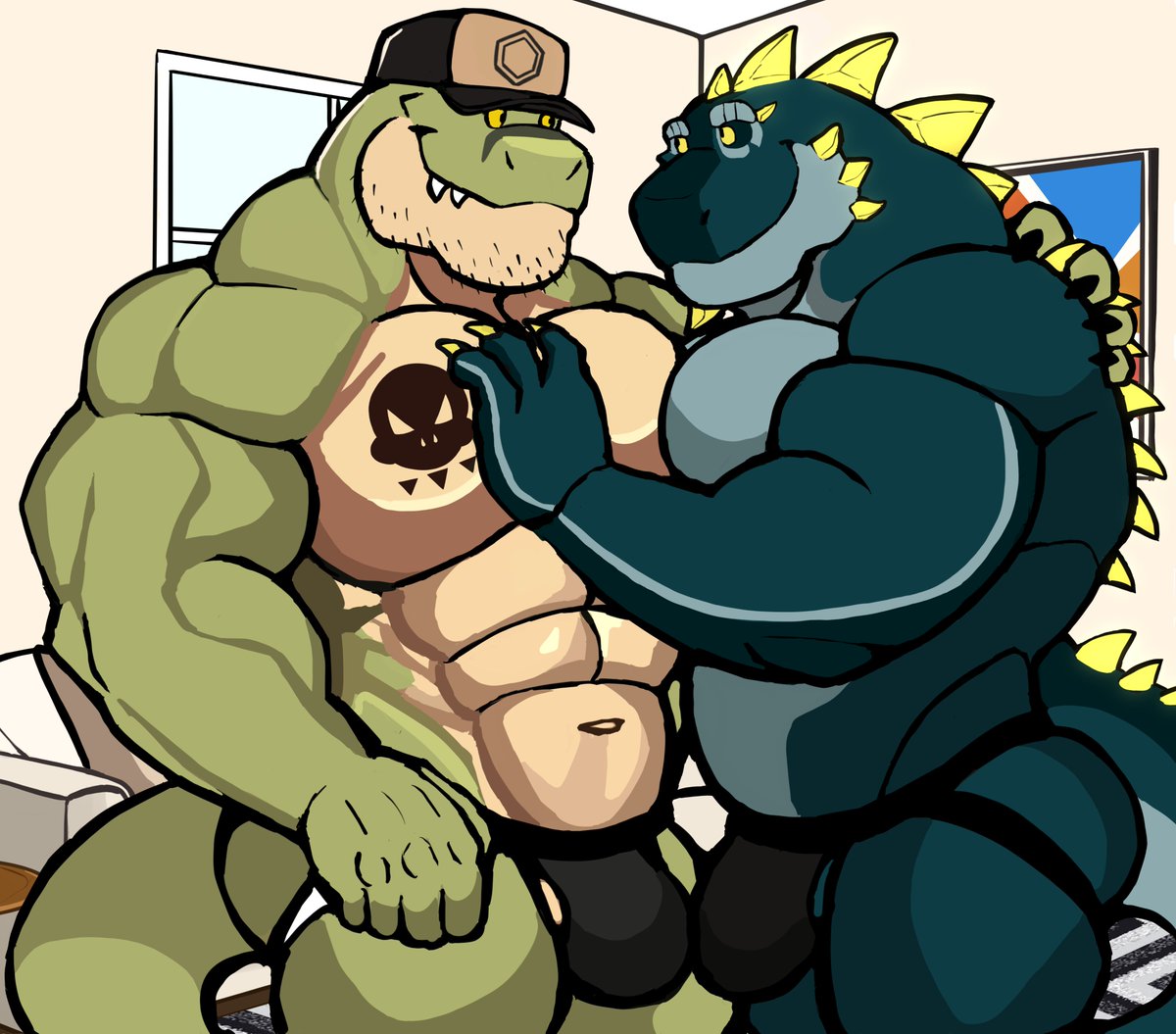 DarkNaigArt's tweet photo. Having a good time with my bro @Xerhom https://t.co/u9hQLCP667
