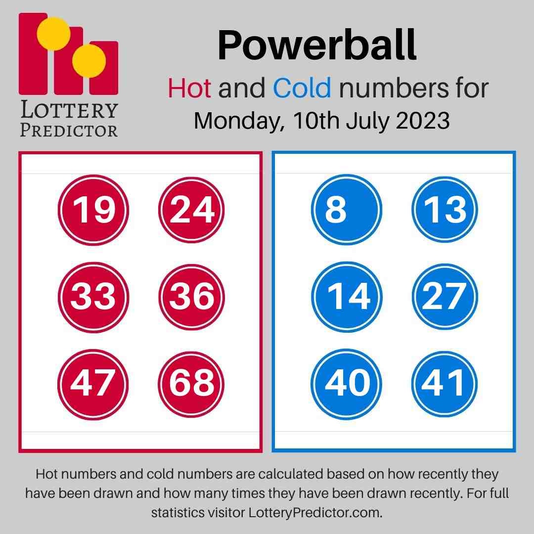 Here are the Hot and Cold numbers for tonight's Powerball lottery drawing. https://t.co/i5EUsVfl9g