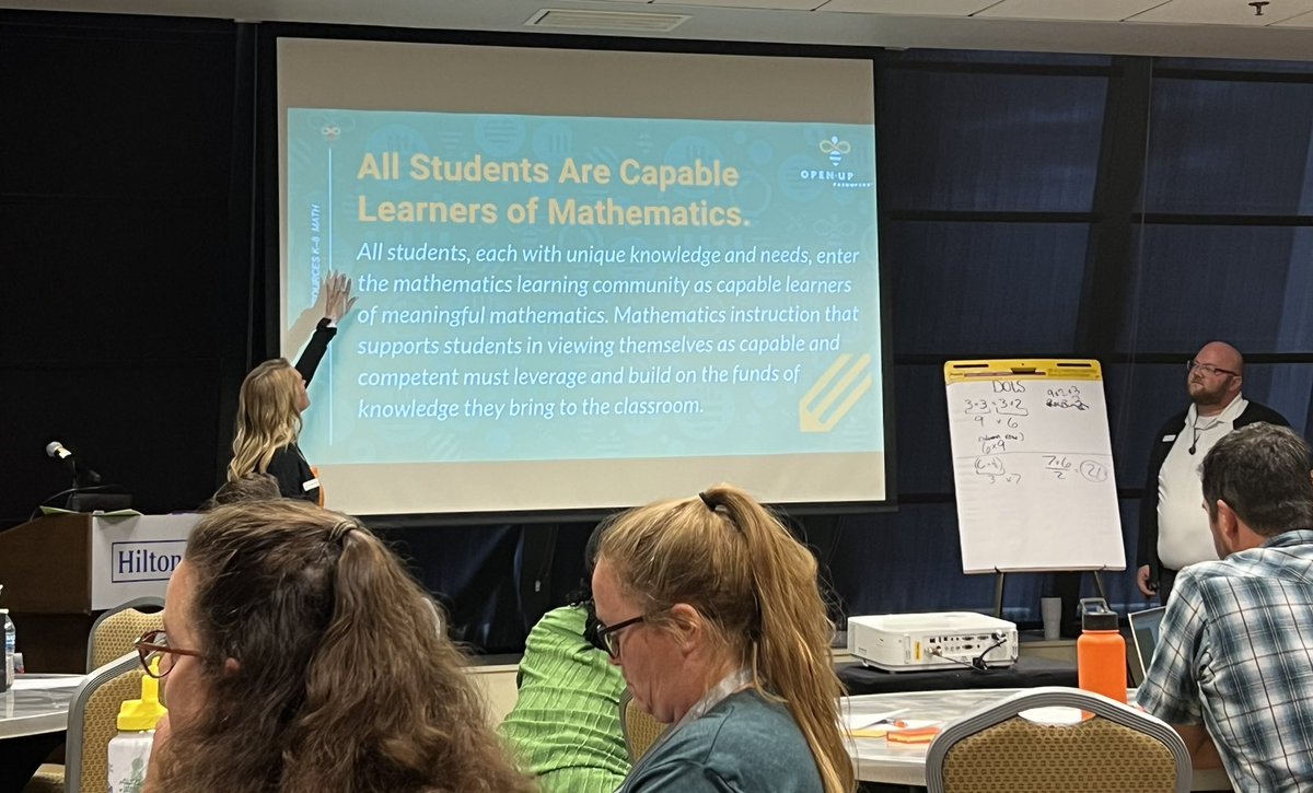 All students are capable learners of mathematics. Join the discussion in “Engaging All Children in Instructional Routines with OUR 6-8 Math” session with Nicole Mercurio <a href="/MathWithMsM/">Nicole Mercurio</a> and Tyler Turner @mrturnerbelton at #OURHIVE #openupresources