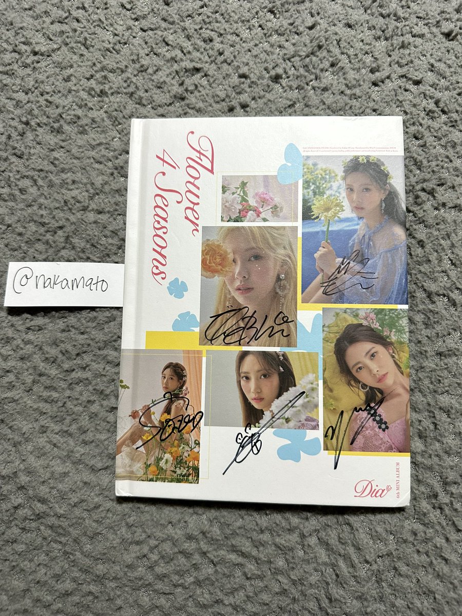 zb1ing's tweet photo. WTS SIGNED DIA ALBUM

$30 OBO (usa only)

dm my other acc for more info!!! @nakamqto

kpop signed album dia wts wtt sale sell https://t.co/9Xdu0edNmr