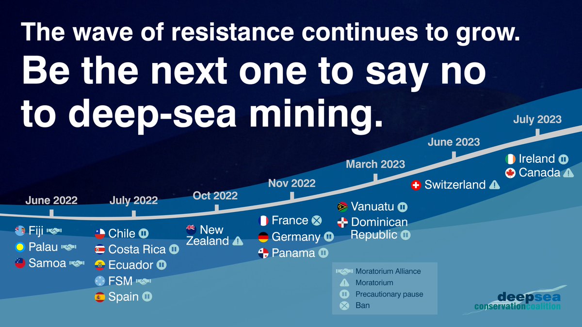 🚨 BREAKING NEWS 🚨 On the first day of #ISA28 Canada joins the growing calls for a moratorium on #DeepSeaMining