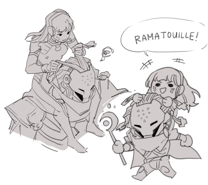 [overwatch] woke up in a cold sweat to draw ramatouille