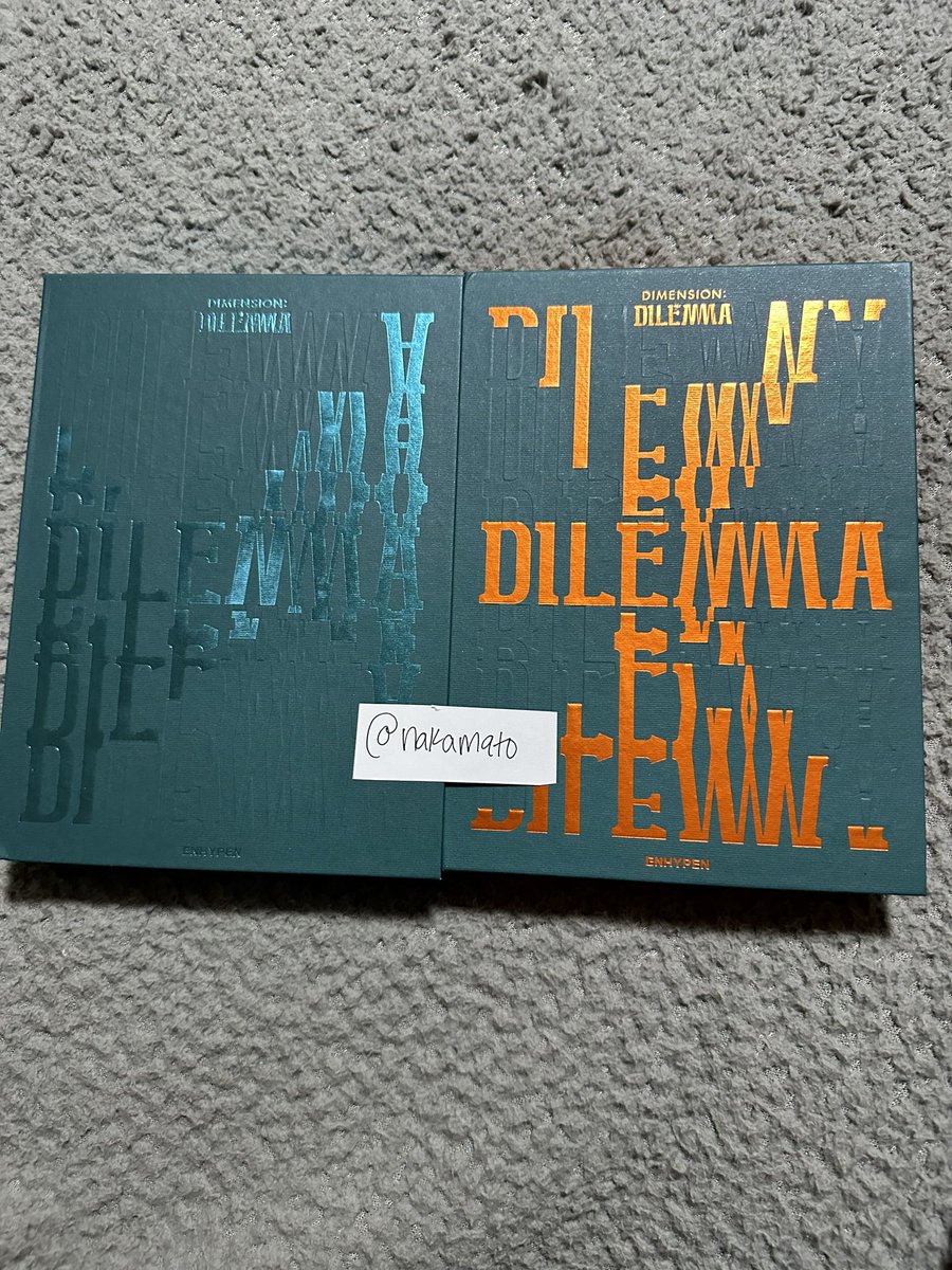 zb1ing's tweet photo. WTS ENHYPEN ALBUM

$10 shipped for both (usa only)

dm my other acc for more info!! @nakamqto 

dimension dilemma kpop album hybe selling https://t.co/siWucgxtcP