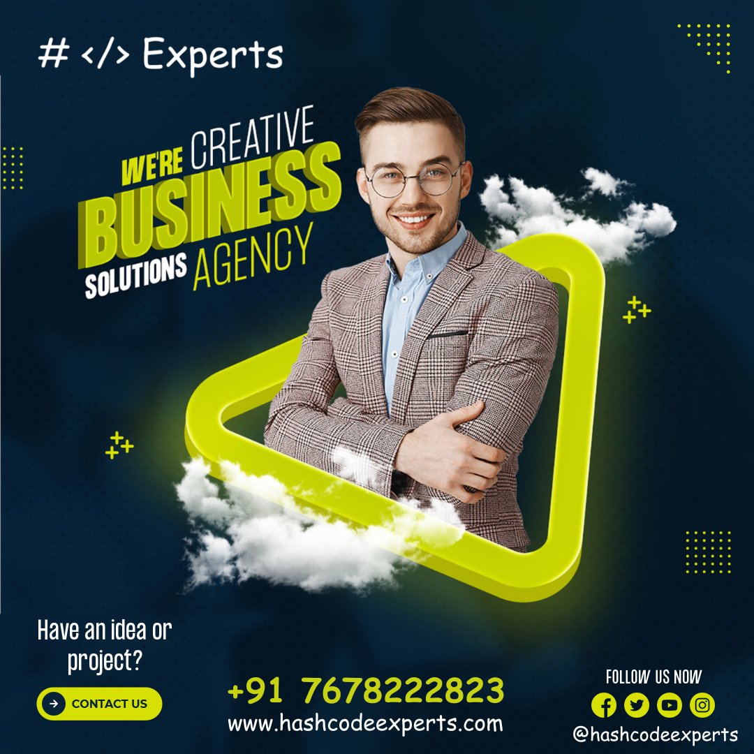 hashcodeexperts's tweet image. We are Creative Business Solutions Agency
Follow: @hashcodeexperts
Contact: +91 7678222823
Website: hashcodeexperts.com
.
.
.
#hashcodeexperts #business #solution #creative #Agency #startup #experts #idea #project #follow #leads #softwares #languages #country #newbusiness