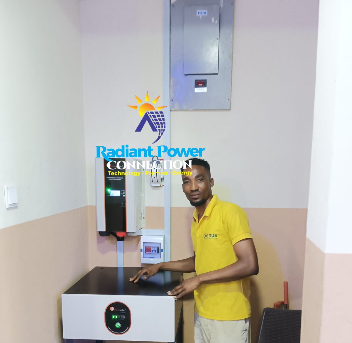 Adebisipeace1's tweet photo. 3.5kva 24v inverter 7.5kwh lithium battery installation WhatsApp 08137543789, 08050386643
#invertersolarinstallation
#lithiuminstallation
#solarpanelsinstallation
radiantpower11@gmail.com https://t.co/CeWcwjOxgQ