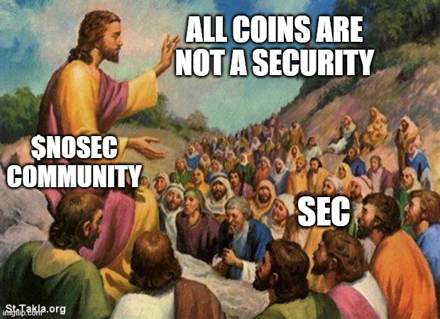 ddcap_'s tweet photo. #NotASecurity teaches all the heathens the true path... of #memecoin https://t.co/524L1oB9HS