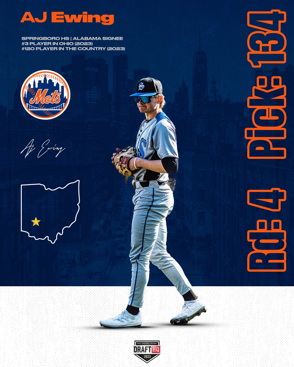 PrepBaseballOH's tweet photo. Congratulations to 2023 SS @ewing_aj (@Boro_Panthers) on being selected by the @Mets ‼️ https://t.co/lcUBc0HZKD