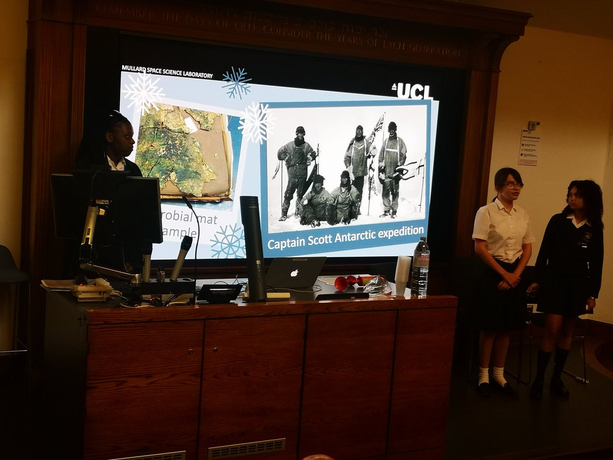 StBernards_HS's tweet photo. Under the expert guidance of PhD student @ConnorJBallard from UCL's Mullard Space Science Laboratory Planetary Science Group, these bright minds presented their remarkable findings at the ORBYTS South-East Conference held at UCL in London. https://t.co/g8OyCQytpe