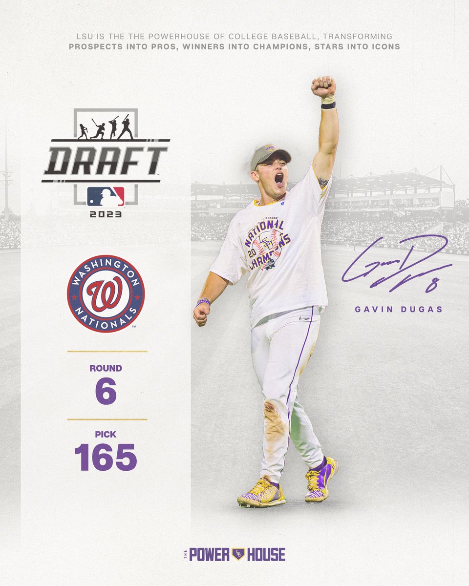 No. 8 is a Washington National @gavin_dugas04 | @Nationals