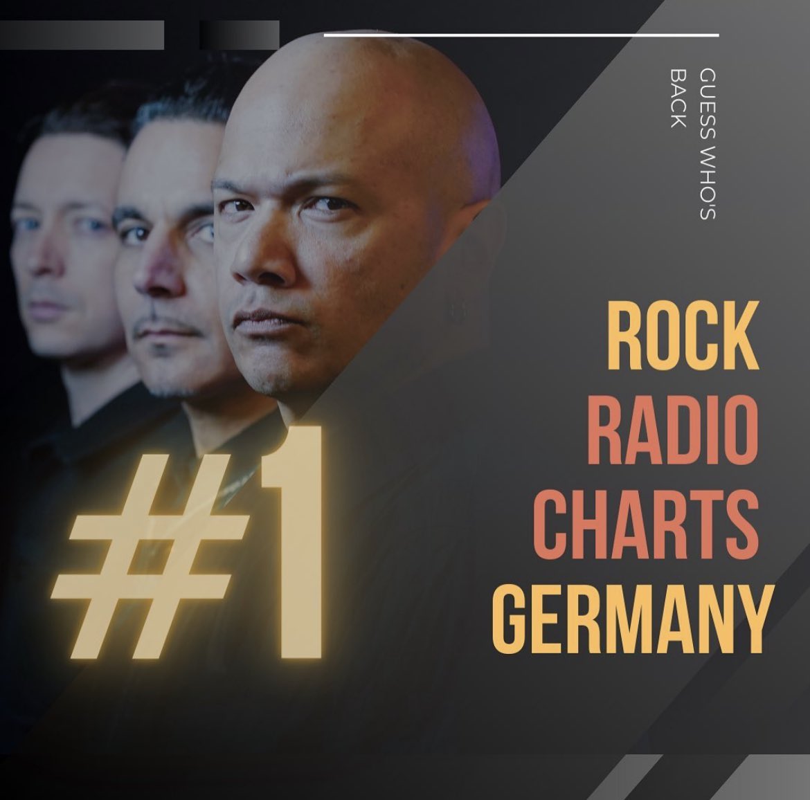 US, MOTHERFUCKERS!!! Our new song, GUESS WHO’S BACK, just hit #1 on the rock radio charts in Germany! Danke Schoen, Deutschland!! @AFM_Records