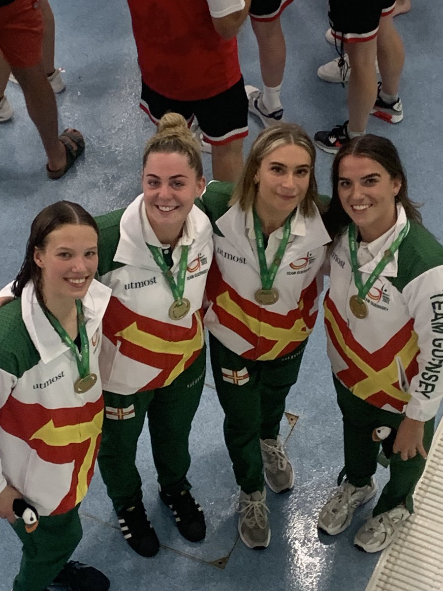 Laura Le cras one of our student nurses was part of the Guernsey freestyle team who won gold.👏🏻👏🏻. She won silver in the 50 m breaststroke <a href="/TrainingHsc/">Learning and Quality Improvement Team</a> <a href="/burgessinfected/">elaine burgess</a> <a href="/DrNicolaBrink/">Nicola Brink MBE</a>